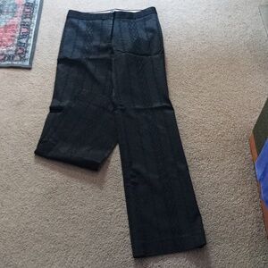 Ellie Tahari black textured pattern pants size 8